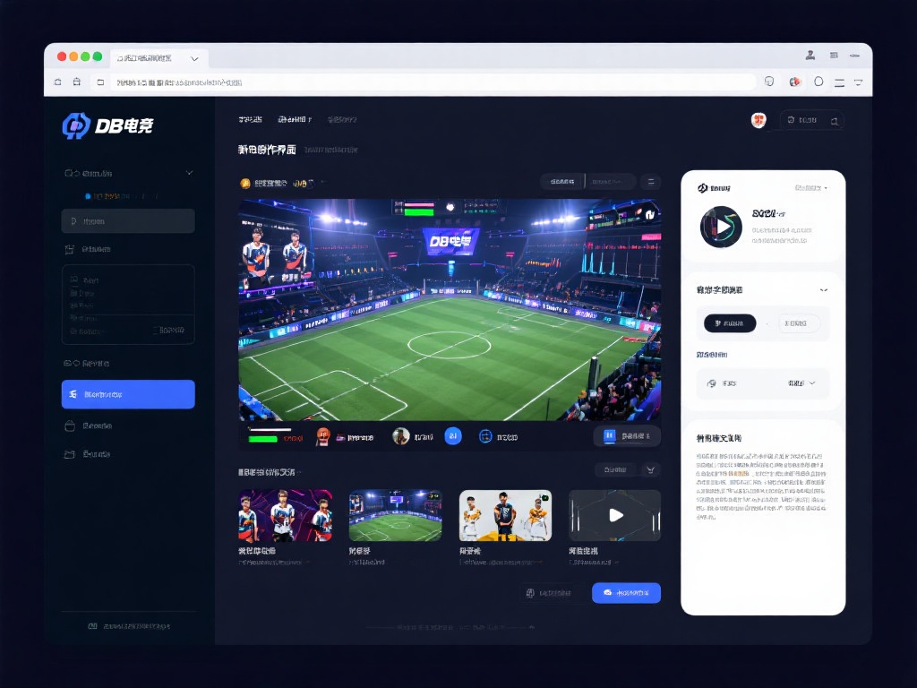 一旦进入DB电竞网页版，您将发现全新的操作界面。不